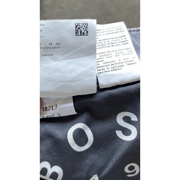 Hugo Boss Silver Gray Trousers Chinos Mens Casual W30 L32 Straight Pants - Picture 14 of 16